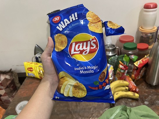 インド限定のポテトチップスマサラ味にハマる！